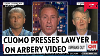 Lawyer for Man Who Filmed Ahmaud Arbery's Killing Sputters All Over Chris Cuomo Interview